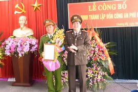 Thành lập Đồn Công an Phú Nghĩa