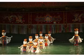 Đưa rối nước đi thi quốc tế