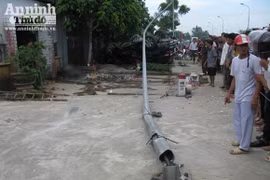 Hình ảnh kinh sợ vụ xe “điên” gây tai nạn ở Phúc Thọ