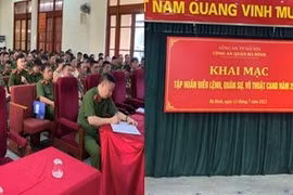 Nâng cao kiến thức, kỹ năng điều lệnh, quân sự cho cán bộ chiến sỹ