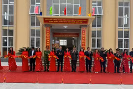 Trung tướng Nguyễn Hải Trung dự lễ khánh thành trụ sở làm việc Công an xã Hồng Sơn