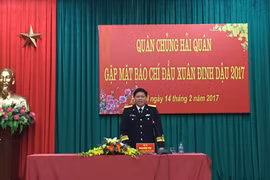 Quân chủng Hải quân gặp mặt báo chí đầu năm