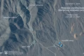 Ảnh vệ tinh tiết lộ Iran xây dựng lại địa điểm hạt nhân dưới lòng đất