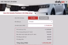 Tham khảo giá lăn bánh ô tô KIA mới nhất tại Việt Nam
