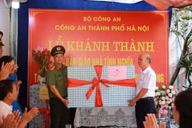 Niềm vui lớn đến với gia đình người thương binh Công an nhân dân