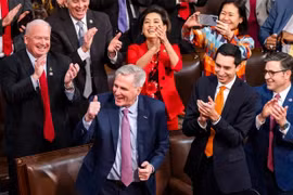 Ông Kevin McCarthy được bầu làm Chủ tịch Hạ viện Mỹ