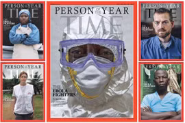 Nhân viên y tế chống Ebola là Nhân vật của năm