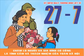 Thi sáng tác tranh cổ động kỷ niệm 70 năm Ngày Thương binh liệt sĩ