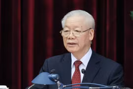 Tổng Bí thư Nguyễn Phú Trọng phát biểu bế mạc Hội nghị lần thứ sáu Ban Chấp hành Trung ương Đảng khóa XIII