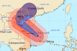 Công an Hà Nội trực chiến 24/24h phòng chống bão số 14
