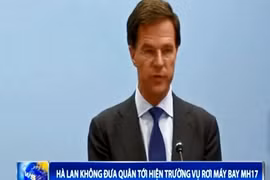Hà Lan không triển khai quân tới hiện trường vụ rơi máy bay MH17