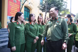 10 gương mặt tiêu biểu tham gia hội thi Nữ Cảnh sát khu vực tài năng Công an thành phố Hà Nội năm 2023
