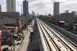 Ray đường sắt Cát Linh - Hà Đông bị rỉ sét có phần do thời tiết!