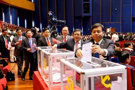 Sẽ thông báo danh sách Ban Chấp hành Trung ương khoá XIII sau khi hoàn tất kiểm phiếu