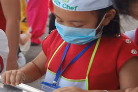 Cơ hội cho bé thử tài làm bánh Trung thu