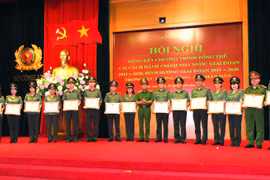 96,45% người dân, tổ chức hài lòng với sự phục vụ của lực lượng Công an 