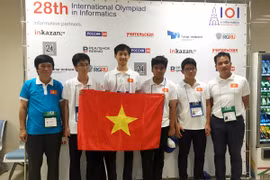 Đội tuyển Olympic quốc tế tin học Việt Nam đạt thành tích cao nhất