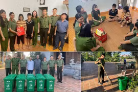 Việc làm nhỏ, ý nghĩa lớn của tuổi trẻ công an xã trong tháng 10 lịch sử