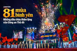 "81 mùa bình yên": những dấu chân thầm lặng của Công an Thủ đô