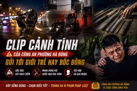 Clip: Công an phường cảnh tỉnh thanh - thiếu niên hay tụ tập, gây rối