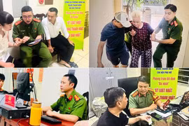 Những ngày lễ không nghỉ và hình ảnh ý nghĩa của công an cơ sở ở Hà Nội