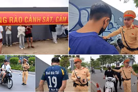 Cảnh sát giao thông chốt chặn kỳ nghỉ lễ: "Boy phố" quay đầu bỏ chạy vẫn không thoát, bị xử lý nghiêm