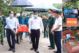 Cẩn trọng thu thập mẫu ADN 219 hài cốt liệt sĩ tại nghĩa trang Đá Chông