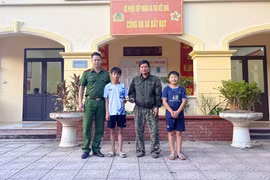 Việc tốt của 2 em học sinh