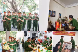 Tri ân những người đồng đội đã hy sinh vì bình yên Thủ đô