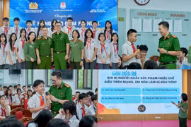 Hàng trăm học sinh hào hứng học cách lập "phòng tuyến" không gian mạng