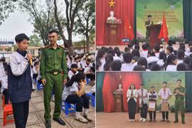 Công an xã xây dựng "lá chắn" pháp luật, phòng chống bạo lực học đường ở ngoại thành Hà Nội