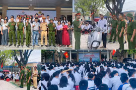 Công an xã giúp học sinh THPT nâng cao "sức đề kháng" trước ma túy và bạo lực học đường
