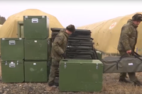[Ảnh] Quân đội Nga triển khai bệnh viện dã chiến ở Nagorno-Karabakh