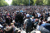 [ẢNH]: Đụng độ ác liệt giữa người biểu tình với lực lượng cảnh sát ở Yerevan