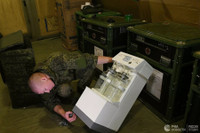 [Ảnh] Quân đội Nga triển khai bệnh viện dã chiến ở Nagorno-Karabakh