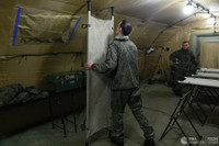 [Ảnh] Quân đội Nga triển khai bệnh viện dã chiến ở Nagorno-Karabakh