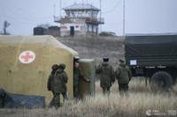 [Ảnh] Quân đội Nga triển khai bệnh viện dã chiến ở Nagorno-Karabakh