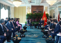 Tổng Bí thư Tô Lâm tiếp lãnh đạo một số tập đoàn, doanh nghiệp hàng đầu của Singapore