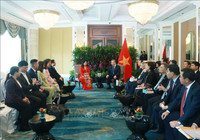 Tổng Bí thư Tô Lâm tiếp lãnh đạo một số tập đoàn, doanh nghiệp hàng đầu của Singapore