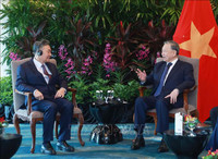 Tổng Bí thư Tô Lâm tiếp lãnh đạo một số tập đoàn, doanh nghiệp hàng đầu của Singapore