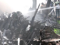 Hiện trường vụ tai nạn máy bay thảm khốc tại Ấn Độ 