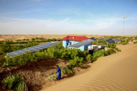 Cao tốc xuyên sa mạc cung cấp 3,62 triệu kWh điện sạch mỗi năm