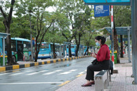 Hình ảnh xe buýt Hà Nội lăn bánh sau nhiều tháng “đắp chiếu”