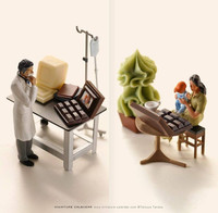 [ẢNH] Bộ ảnh thú vị về cuộc sống thời Covid - 19 lấy ý tưởng từ khẩu trang, nhiệt kế