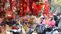 Phố Hàng Mã lung linh đón Tết Nguyên đán 2024