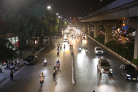 Chính thức phân làn riêng biệt cho ô tô, xe máy trên đường Nguyễn Trãi