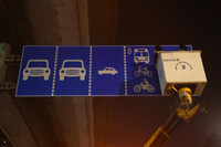 Chính thức phân làn riêng biệt cho ô tô, xe máy trên đường Nguyễn Trãi