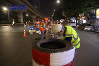 Chính thức phân làn riêng biệt cho ô tô, xe máy trên đường Nguyễn Trãi