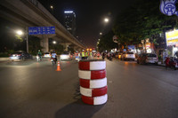 Chính thức phân làn riêng biệt cho ô tô, xe máy trên đường Nguyễn Trãi