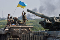 [ẢNH] Đội hình thiết giáp DPR sẵn sàng đối đầu với lực lượng Ukraine